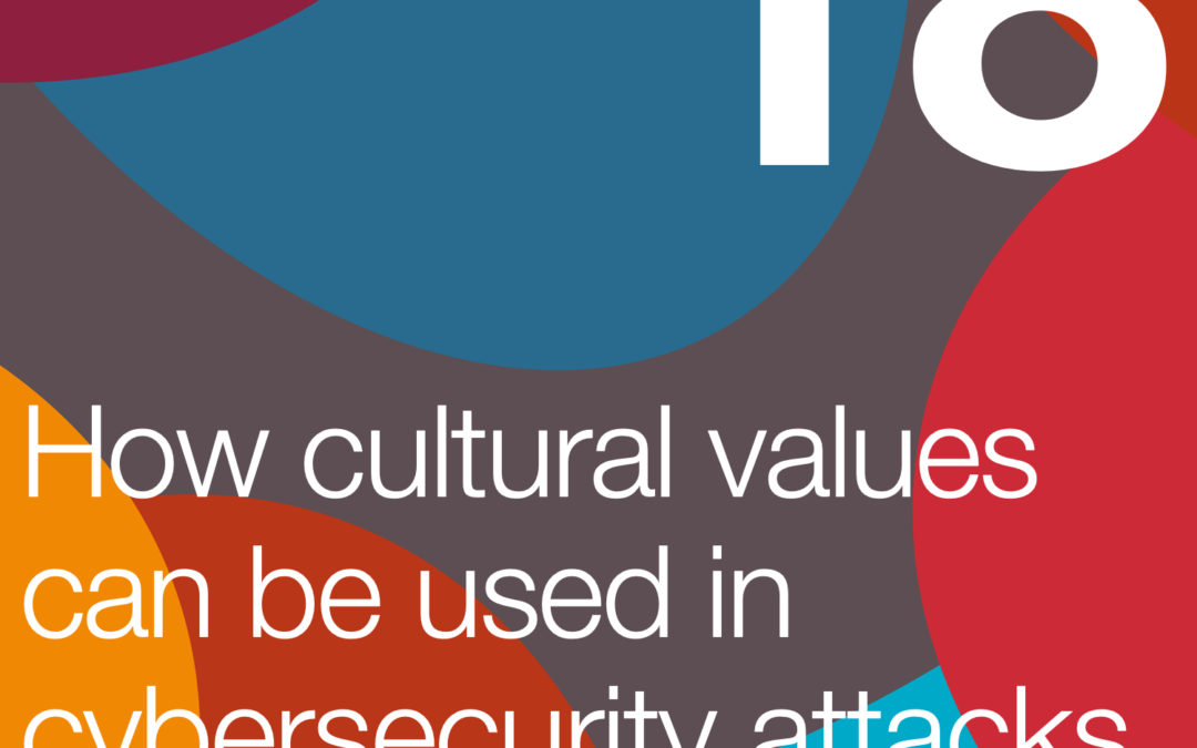 How cultural values can be used in cybersecurity attacks, with Dr Char Sample