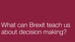 brexit decision making